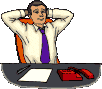 mo au  bureau  j'  me  fatigue  pas  trop